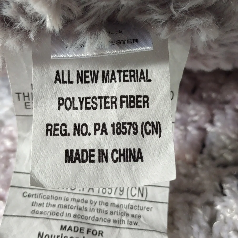 Mina Victory Plush Grey Elephant 22x26
